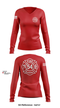 Class #54 78762440 Women's Long Sleeve V-neck Shirt - 101