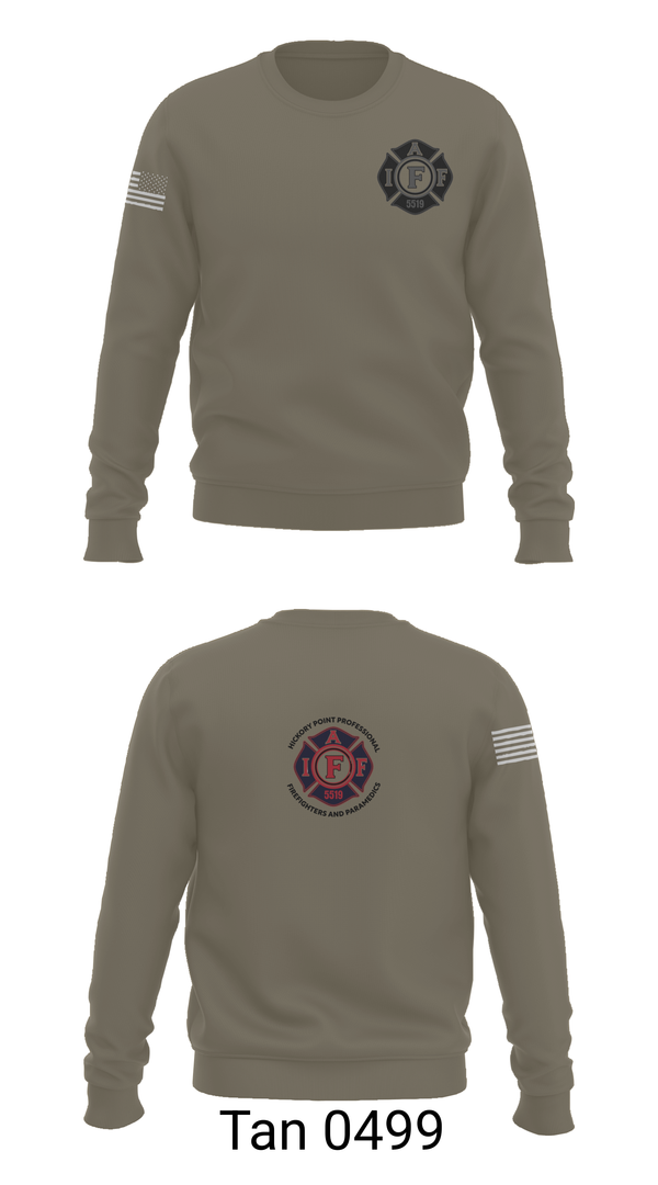 Crew Neck Sweatshirt, Local 5519, Fire Department, Teamtime, Team time, sublimation, custom sports apparel, team uniforms, spirit wear, spiritwear, sports uniforms, custom shirts, team store, custom team store, fundraiser sports, apparel fundraiser