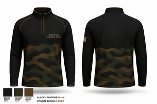 Quarter Zip Jacket, Office of Law Enforcement Services, Police, Teamtime, Team time, sublimation, custom sports apparel, team uniforms, spirit wear, spiritwear, sports uniforms, custom shirts, team store, custom team store, fundraiser sports, apparel fundraiser