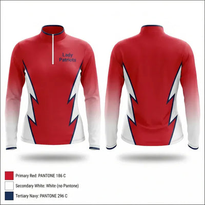 Lady Patriots 72147941 Quarter Zip Jacket - 1
