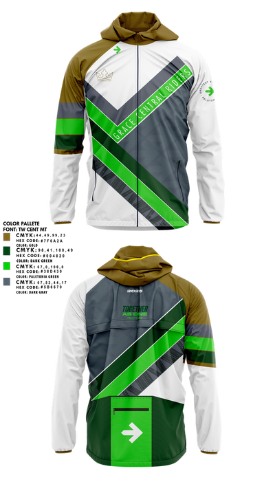Grace Central Riders Pelotonia 6119649 Windbreaker - 3