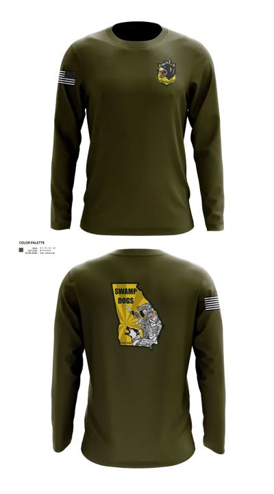 93D MP DET (MWD) 45021332 Long Sleeve Performance Shirt 111