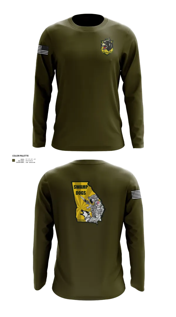 Long Sleeve Performance Shirt, 93D MP DET (MWD), , Teamtime, Team time, sublimation, custom sports apparel, team uniforms, spirit wear, spiritwear, sports uniforms, custom shirts, team store, custom team store, fundraiser sports, apparel fundraiser