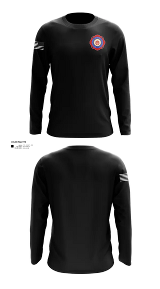 Long Sleeve Performance Shirt, Groves Professional Firefighters Local 1905, , Teamtime, Team time, sublimation, custom sports apparel, team uniforms, spirit wear, spiritwear, sports uniforms, custom shirts, team store, custom team store, fundraiser sports, apparel fundraiser