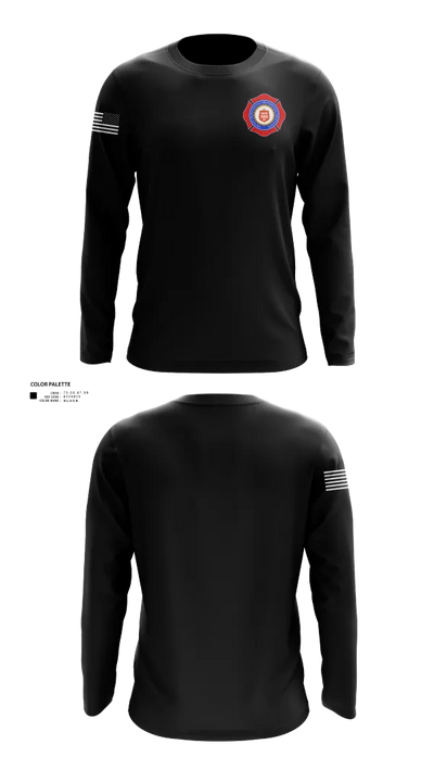 Groves Professional Firefighters Local 1905 75492624 Long Sleeve Performance Shirt 21