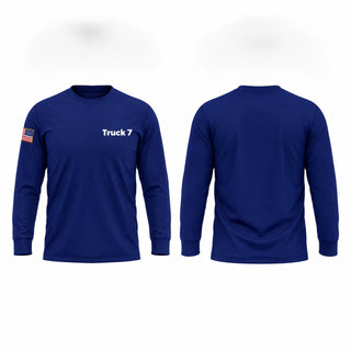 Long Sleeve Performance Shirt, Truck 7, Fire Department, Teamtime, Team time, sublimation, custom sports apparel, team uniforms, spirit wear, spiritwear, sports uniforms, custom shirts, team store, custom team store, fundraiser sports, apparel fundraiser