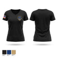Bibb County BOE Police Department Women's Short Sleeve V-neck Shirt - 1