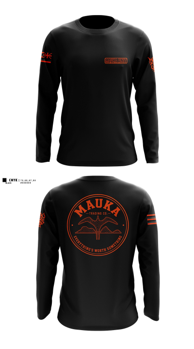 MAUKA TRADING CO. Long Sleeve Performance Shirt - 5