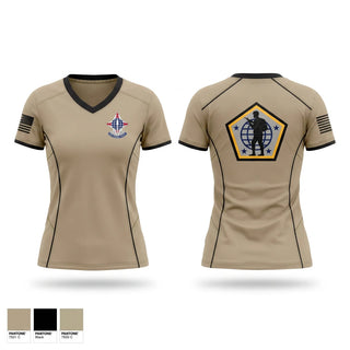 Womens Short Sleeve Vneck Shirt, HRC G3, Army, Teamtime, Team time, sublimation, custom sports apparel, team uniforms, spirit wear, spiritwear, sports uniforms, custom shirts, team store, custom team store, fundraiser sports, apparel fundraiser