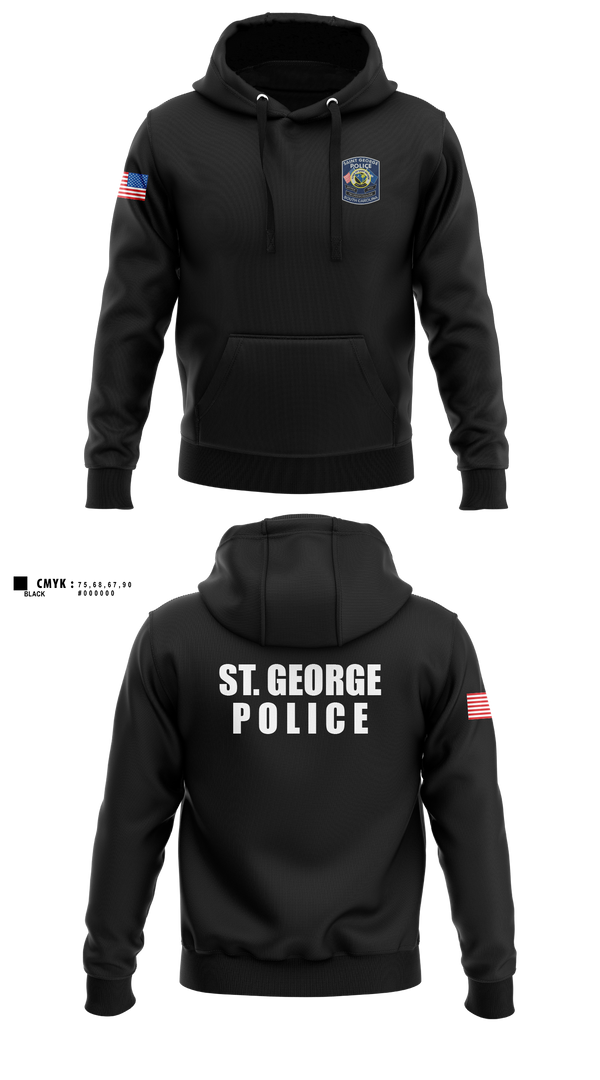 Hoodie, St. George police dept, Police, Teamtime, Team time, sublimation, custom sports apparel, team uniforms, spirit wear, spiritwear, sports uniforms, custom shirts, team store, custom team store, fundraiser sports, apparel fundraiser