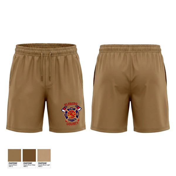 Athletic Shorts With Pockets, Kleberg County Fire & Rescue, Fire Department, Teamtime, Team time, sublimation, custom sports apparel, team uniforms, spirit wear, spiritwear, sports uniforms, custom shirts, team store, custom team store, fundraiser sports, apparel fundraiser