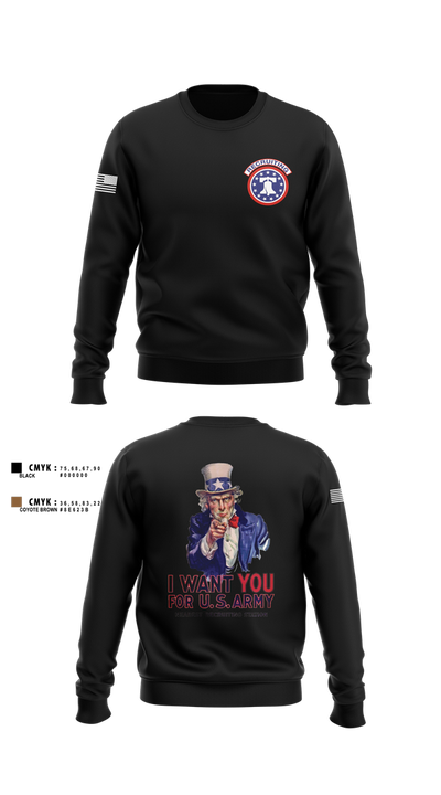 US Army I Want You 76454793 Crew Neck Sweatshirt - 2