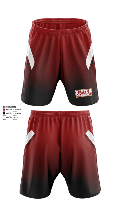 Reston Warriors 3332006 Athletic Shorts With Pockets - 1