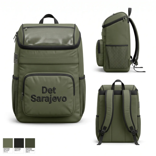Gear Bag, Det Sarajevo, Marines, Teamtime, Team time, sublimation, custom sports apparel, team uniforms, spirit wear, spiritwear, sports uniforms, custom shirts, team store, custom team store, fundraiser sports, apparel fundraiser
