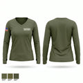 Sheriff Women's Long Sleeve V-neck Shirt - 1