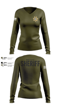 Butler County Sheriff’s Department 87460100 Women's Long Sleeve V-neck Shirt - 101