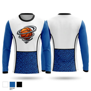 Long Sleeve Performance Shirt, Blender Ballers, Men's Basketball, Teamtime, Team time, sublimation, custom sports apparel, team uniforms, spirit wear, spiritwear, sports uniforms, custom shirts, team store, custom team store, fundraiser sports, apparel fundraiser