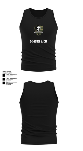 Tank Top, 1-149th A Co, , Teamtime, Team time, sublimation, custom sports apparel, team uniforms, spirit wear, spiritwear, sports uniforms, custom shirts, team store, custom team store, fundraiser sports, apparel fundraiser