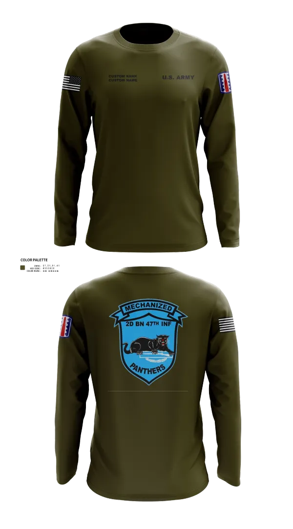 Long Sleeve Performance Shirt, C Co 2-47 197th Infantry Brigade, , Teamtime, Team time, sublimation, custom sports apparel, team uniforms, spirit wear, spiritwear, sports uniforms, custom shirts, team store, custom team store, fundraiser sports, apparel fundraiser