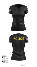 New Ellenton Police Department 612730 Women's Short Sleeve V-neck Shirt - 4