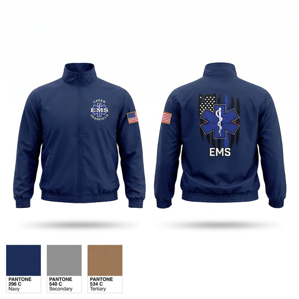 Windbreaker, Upper Deerfield EMS, EMS/EMT, Teamtime, Team time, sublimation, custom sports apparel, team uniforms, spirit wear, spiritwear, sports uniforms, custom shirts, team store, custom team store, fundraiser sports, apparel fundraiser