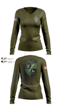 Village of Newark police department Women's Long Sleeve V-neck Shirt - 100