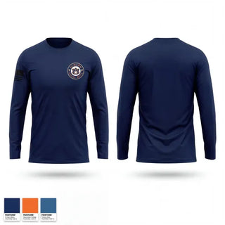Long Sleeve Performance Shirt, Auburn NROTC, Navy, Teamtime, Team time, sublimation, custom sports apparel, team uniforms, spirit wear, spiritwear, sports uniforms, custom shirts, team store, custom team store, fundraiser sports, apparel fundraiser