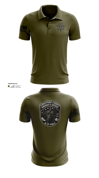 Short Sleeve Performance Polo, Limestone County Sheriff K9 UnitLimestone County Sheriff K9 Unit, Police, Teamtime, Team time, sublimation, custom sports apparel, team uniforms, spirit wear, spiritwear, sports uniforms, custom shirts, team store, custom team store, fundraiser sports, apparel fundraiser