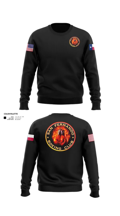 San Fernando Boxing Club 92427997 Crew Neck Sweatshirt - 21
