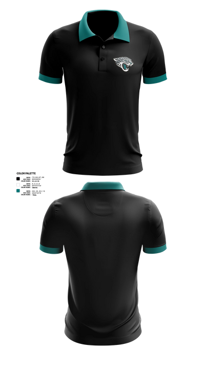 Forestview Jaguars Short Sleeve Performance Polo - 23