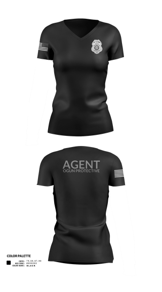 Womens Short Sleeve Vneck Shirt, OGUN, Police, Teamtime, Team time, sublimation, custom sports apparel, team uniforms, spirit wear, spiritwear, sports uniforms, custom shirts, team store, custom team store, fundraiser sports, apparel fundraiser