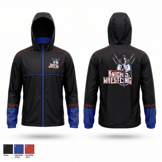 Windbreaker, Lawrence County Knights, Wrestling, Teamtime, Team time, sublimation, custom sports apparel, team uniforms, spirit wear, spiritwear, sports uniforms, custom shirts, team store, custom team store, fundraiser sports, apparel fundraiser