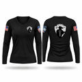 Laurens ESU Women's Long Sleeve V-neck Shirt - 1