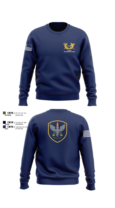 US Army Special Victims’ Counsel 25692350 Crew Neck Sweatshirt - 6