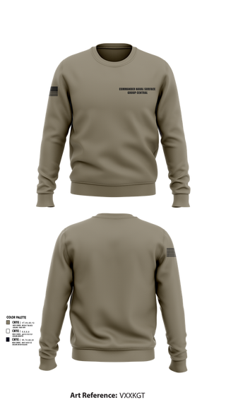 Crew Neck Sweatshirt, Commander Naval Surface Group Central, , Teamtime, Team time, sublimation, custom sports apparel, team uniforms, spirit wear, spiritwear, sports uniforms, custom shirts, team store, custom team store, fundraiser sports, apparel fundraiser