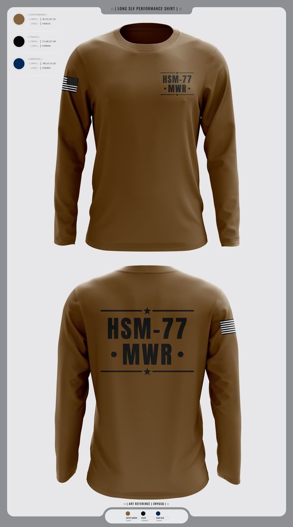 Long Sleeve Performance Shirt, HSM-77 MWR, , Teamtime, Team time, sublimation, custom sports apparel, team uniforms, spirit wear, spiritwear, sports uniforms, custom shirts, team store, custom team store, fundraiser sports, apparel fundraiser