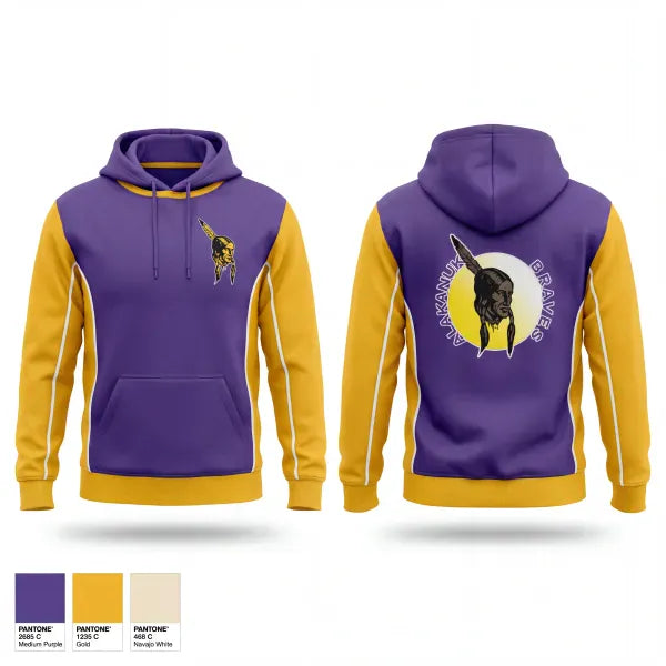 Hoodie, Alakanuk Braves, Wrestling, Teamtime, Team time, sublimation, custom sports apparel, team uniforms, spirit wear, spiritwear, sports uniforms, custom shirts, team store, custom team store, fundraiser sports, apparel fundraiser