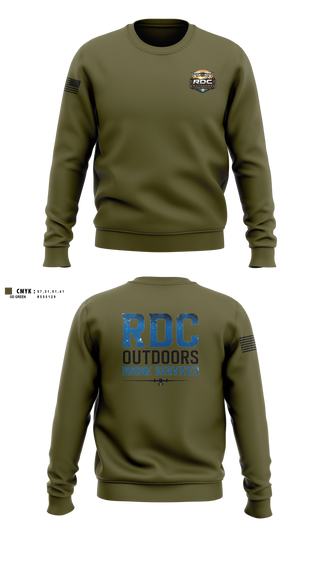 Crew Neck Sweatshirt, RDC Outdoors, Police, Teamtime, Team time, sublimation, custom sports apparel, team uniforms, spirit wear, spiritwear, sports uniforms, custom shirts, team store, custom team store, fundraiser sports, apparel fundraiser