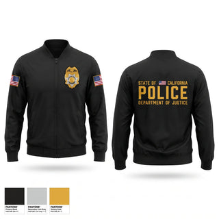 Windbreaker, CA DOJ, Police, Teamtime, Team time, sublimation, custom sports apparel, team uniforms, spirit wear, spiritwear, sports uniforms, custom shirts, team store, custom team store, fundraiser sports, apparel fundraiser