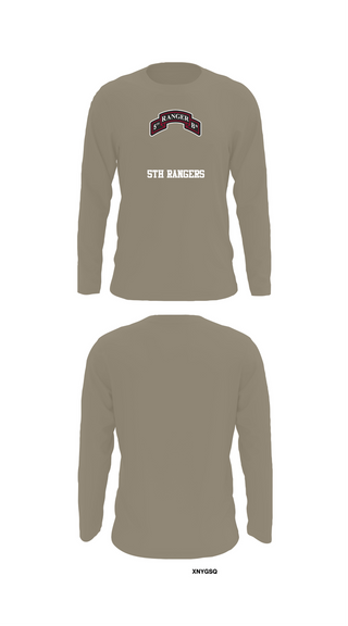 Long Sleeve Performance Shirt, 5th Rangers, , Teamtime, Team time, sublimation, custom sports apparel, team uniforms, spirit wear, spiritwear, sports uniforms, custom shirts, team store, custom team store, fundraiser sports, apparel fundraiser