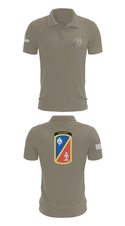 1st Det. Royal Lao Airborne 88518562 Short Sleeve Performance Polo - 67