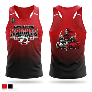 Mens Track Singlet, Cave Spring, Track & Field, Teamtime, Team time, sublimation, custom sports apparel, team uniforms, spirit wear, spiritwear, sports uniforms, custom shirts, team store, custom team store, fundraiser sports, apparel fundraiser
