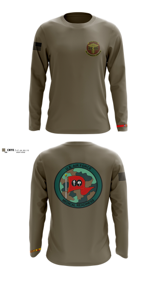 Long Sleeve Performance Shirt, 452 ASTS, Air Force, Teamtime, Team time, sublimation, custom sports apparel, team uniforms, spirit wear, spiritwear, sports uniforms, custom shirts, team store, custom team store, fundraiser sports, apparel fundraiser