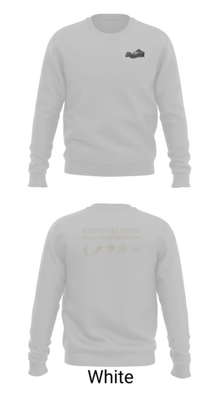 Crew Neck Sweatshirt, Auburn fire, Fire Department, Teamtime, Team time, sublimation, custom sports apparel, team uniforms, spirit wear, spiritwear, sports uniforms, custom shirts, team store, custom team store, fundraiser sports, apparel fundraiser
