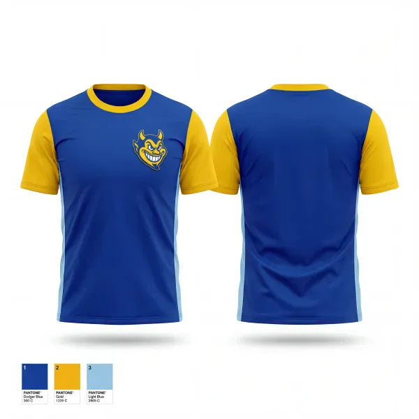 Short Sleeve Performance Shirt, Falkville Blue Devils, Baseball, Teamtime, Team time, sublimation, custom sports apparel, team uniforms, spirit wear, spiritwear, sports uniforms, custom shirts, team store, custom team store, fundraiser sports, apparel fundraiser