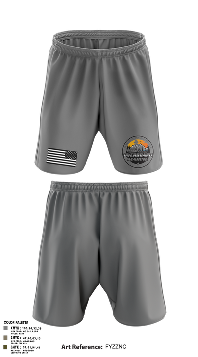 Overboard Marine and RV 25619615 Athletic Shorts With Pockets - 50