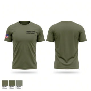 Short Sleeve Performance Shirt, Mineral County Sheriff’s Office, Police, Teamtime, Team time, sublimation, custom sports apparel, team uniforms, spirit wear, spiritwear, sports uniforms, custom shirts, team store, custom team store, fundraiser sports, apparel fundraiser