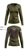 Northcross Recruiting Station Women's Long Sleeve V-neck Shirt - 11