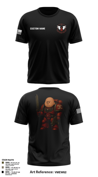 Old School Cotton Feel Shirt, CCo, 1-508PIR (OG), Army, Teamtime, Team time, sublimation, custom sports apparel, team uniforms, spirit wear, spiritwear, sports uniforms, custom shirts, team store, custom team store, fundraiser sports, apparel fundraiser