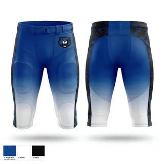 Integrated Football Pants, Ki-Be Bears, , Teamtime, Team time, sublimation, custom sports apparel, team uniforms, spirit wear, spiritwear, sports uniforms, custom shirts, team store, custom team store, fundraiser sports, apparel fundraiser